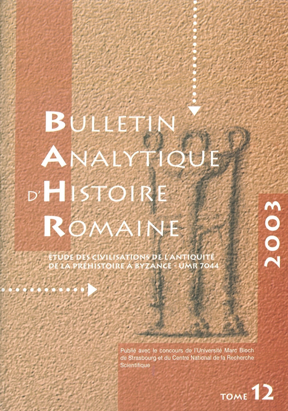 Bulletin Analytique d'Histoire Romaine n° 12/2003