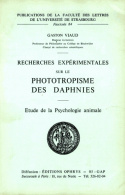 Recherches expérimentales sur le phototropisme des daphnies