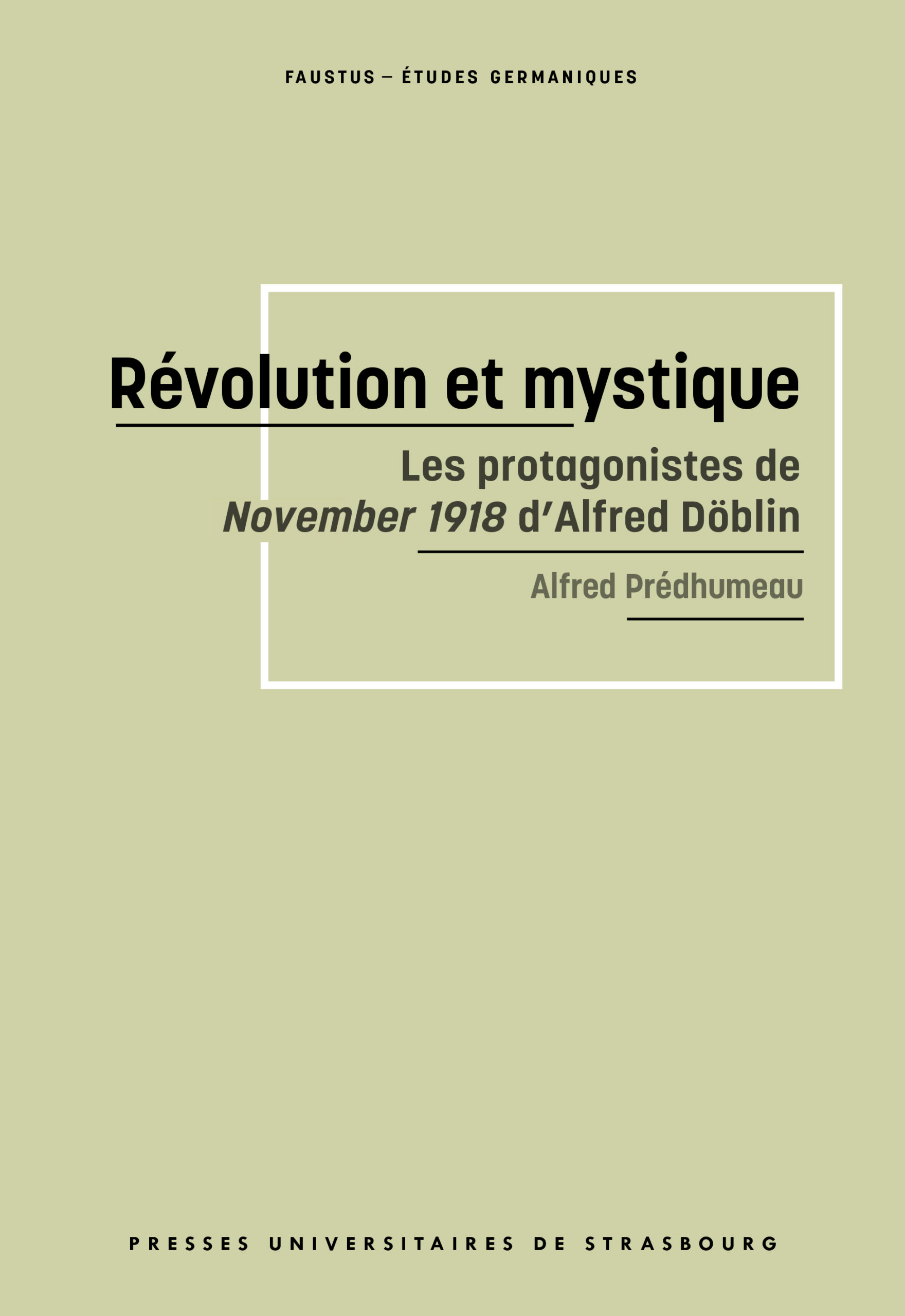 Révolution et mystique