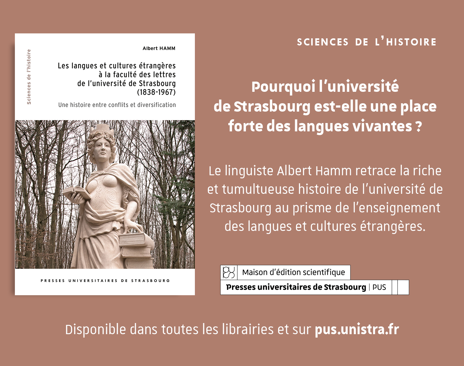 Les langues vivantes et cultures étrangères à la faculté des lettres de l'université de Strasbourg.
