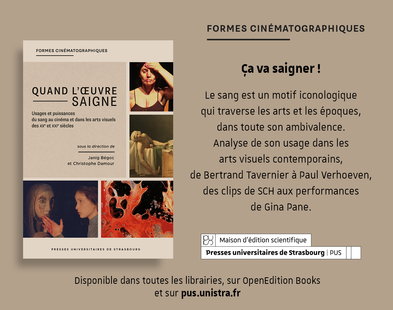 Ça va saigner&nbsp;! Le sang est un motif iconologique qui traverse les arts et les époques, dans toute son ambivalence. Analyse de son usage dans les arts visuels contemporains, de Bertrand Tavernier à Paul Verhoeven, des clips de SCH aux performances de Gina Pane.